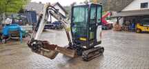Minikoparka Bobcat e17 z 2019 roku + 3 łyżki