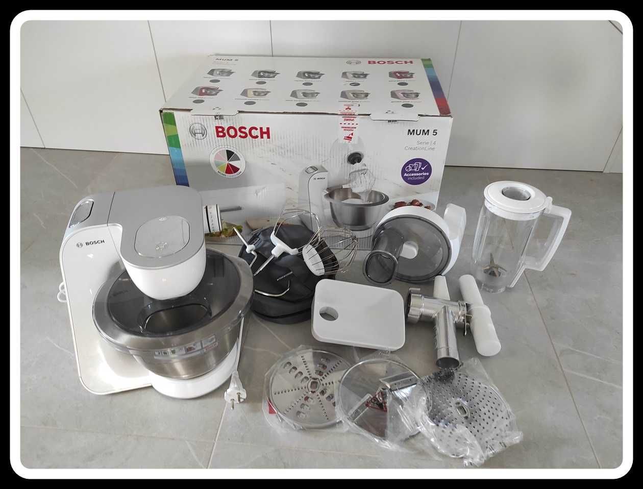 Robot kuchenny planetarny Bosch Mum 5 na gwarancji