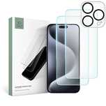 Szkło Hartowane Tech-Protect Supreme Set Iphone 15 Pro Max Clear