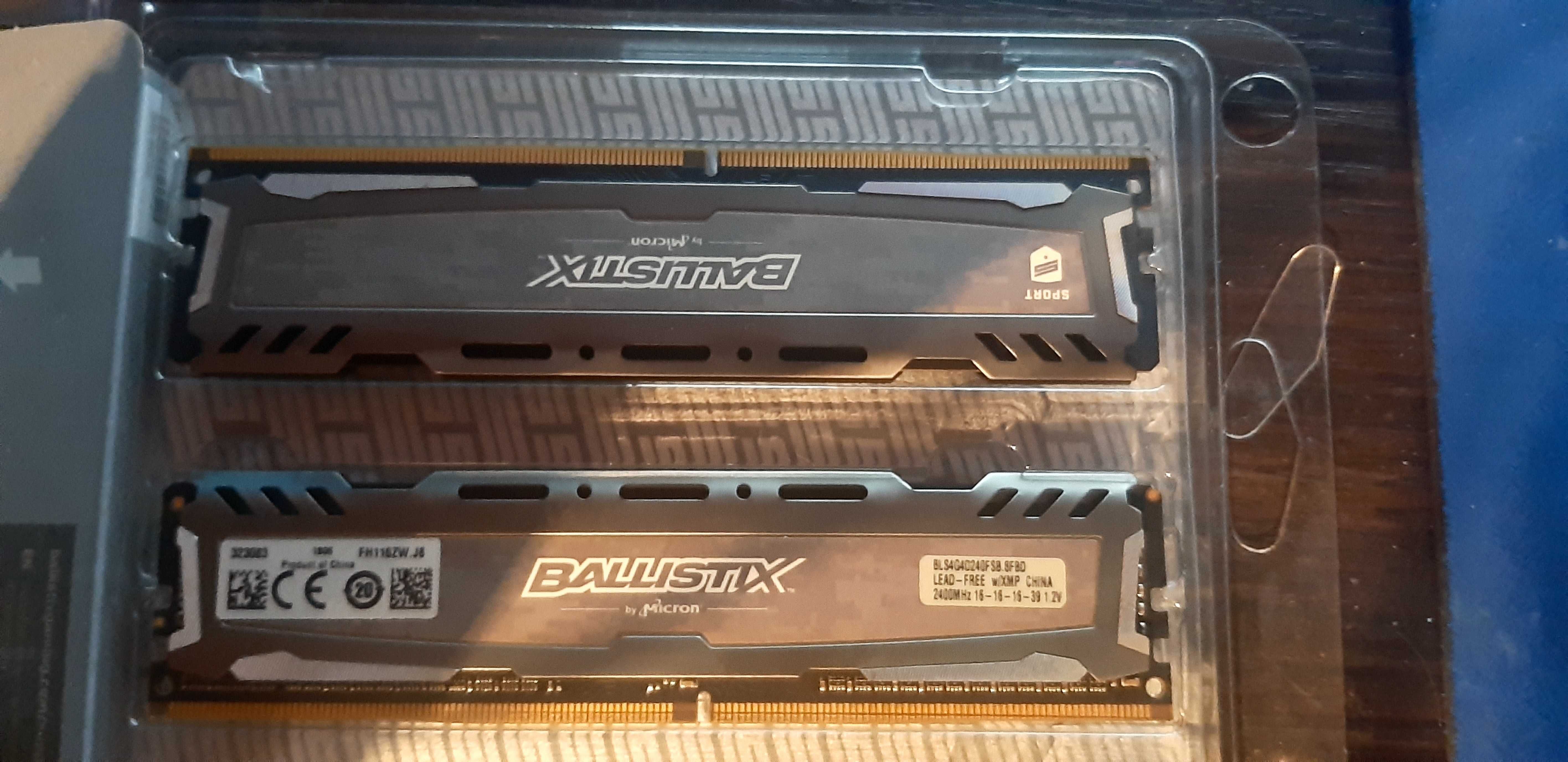 Pamięć RAM 2x 4 GB Ballistix Sport LT, DDR4, 2400MHz, CL16