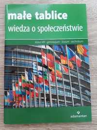 Książka z wiedzy o społeczeństwie Seria "Małe tablice"