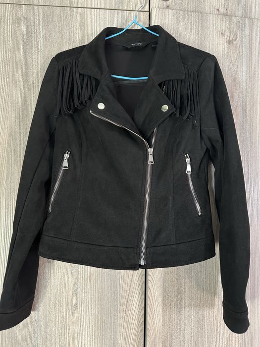 Czarna ramoneska 34/36