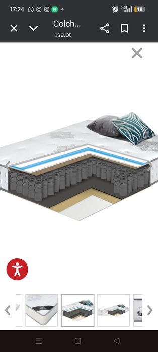 Colchão de casal  / 160x200 New Palácio