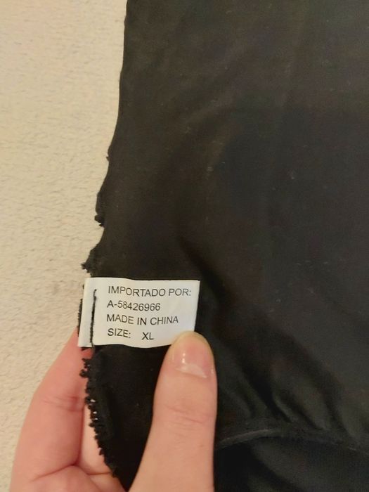 Czarno-białe body z koronką rozmiar XXS/XS