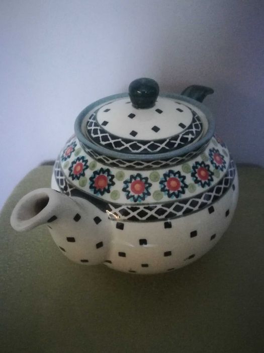 Czajniczek do herbaty 1L Ceramika Bolesławiecka