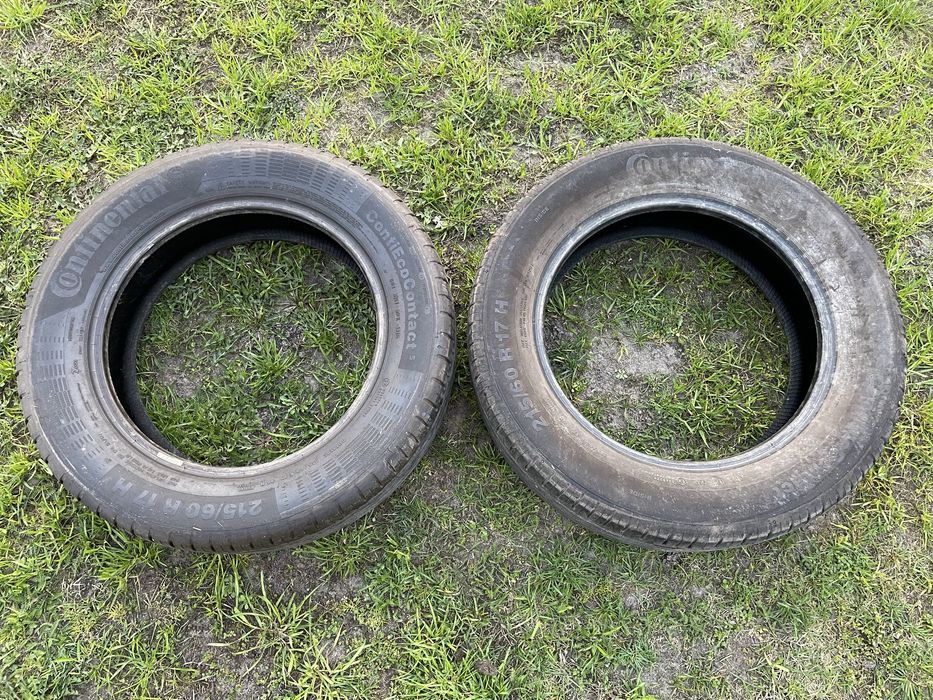 Dwie opony lato Continental 215/60/R17! Cena za parę! Wysyłka!