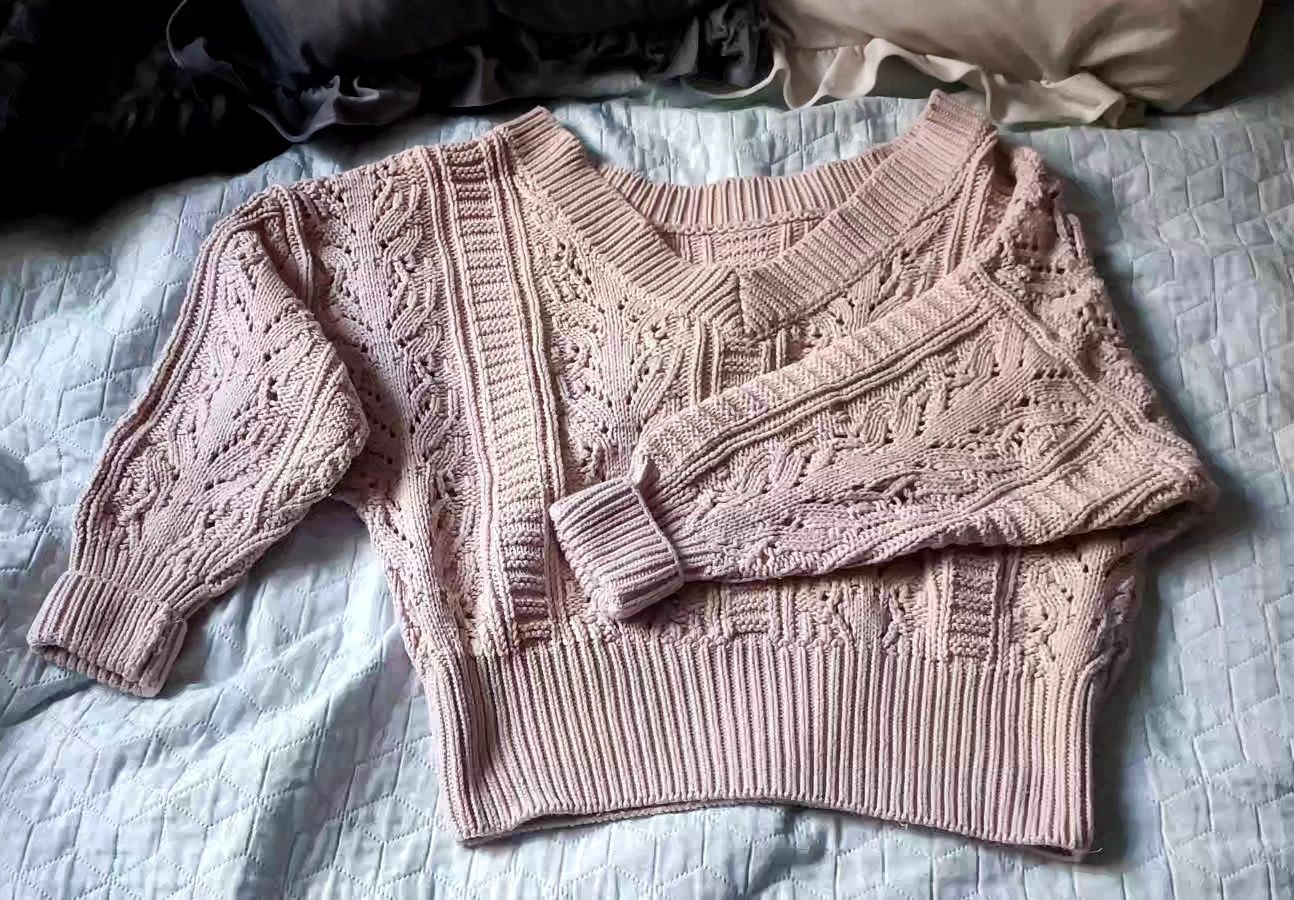 Beżowy sweter nietoperz r.s Reserved