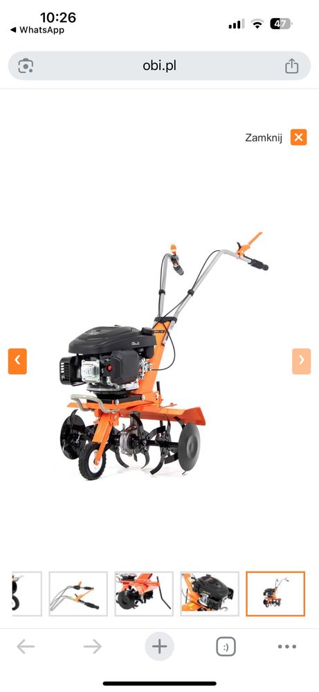 Handy Glebogryzarka spalinowa SG60 166cc OBI