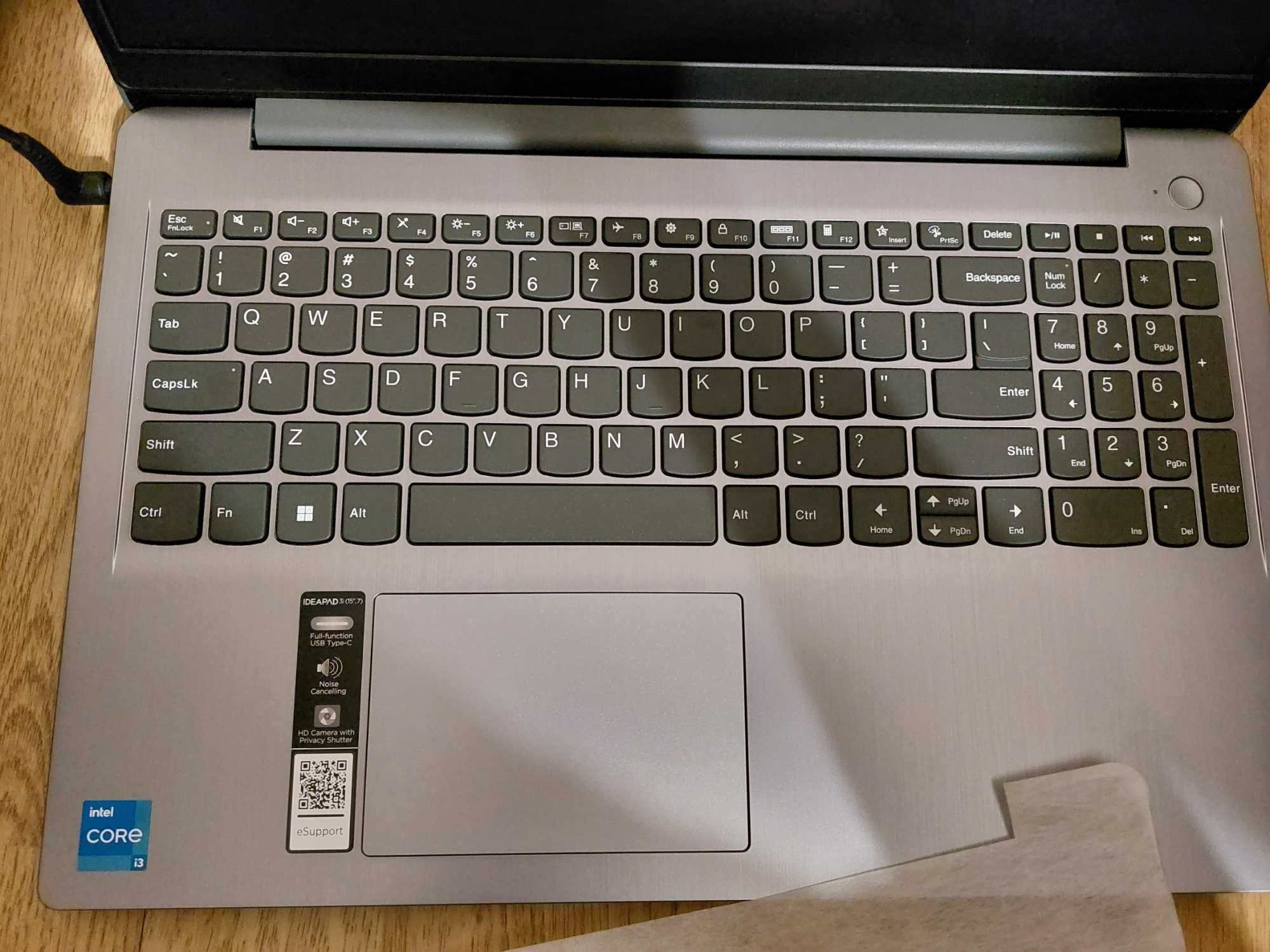 NIEUŻYWANY Laptop LENOVO IdeaPad 3 15IAU7, 15,6" Core-i3, 8/512, W11