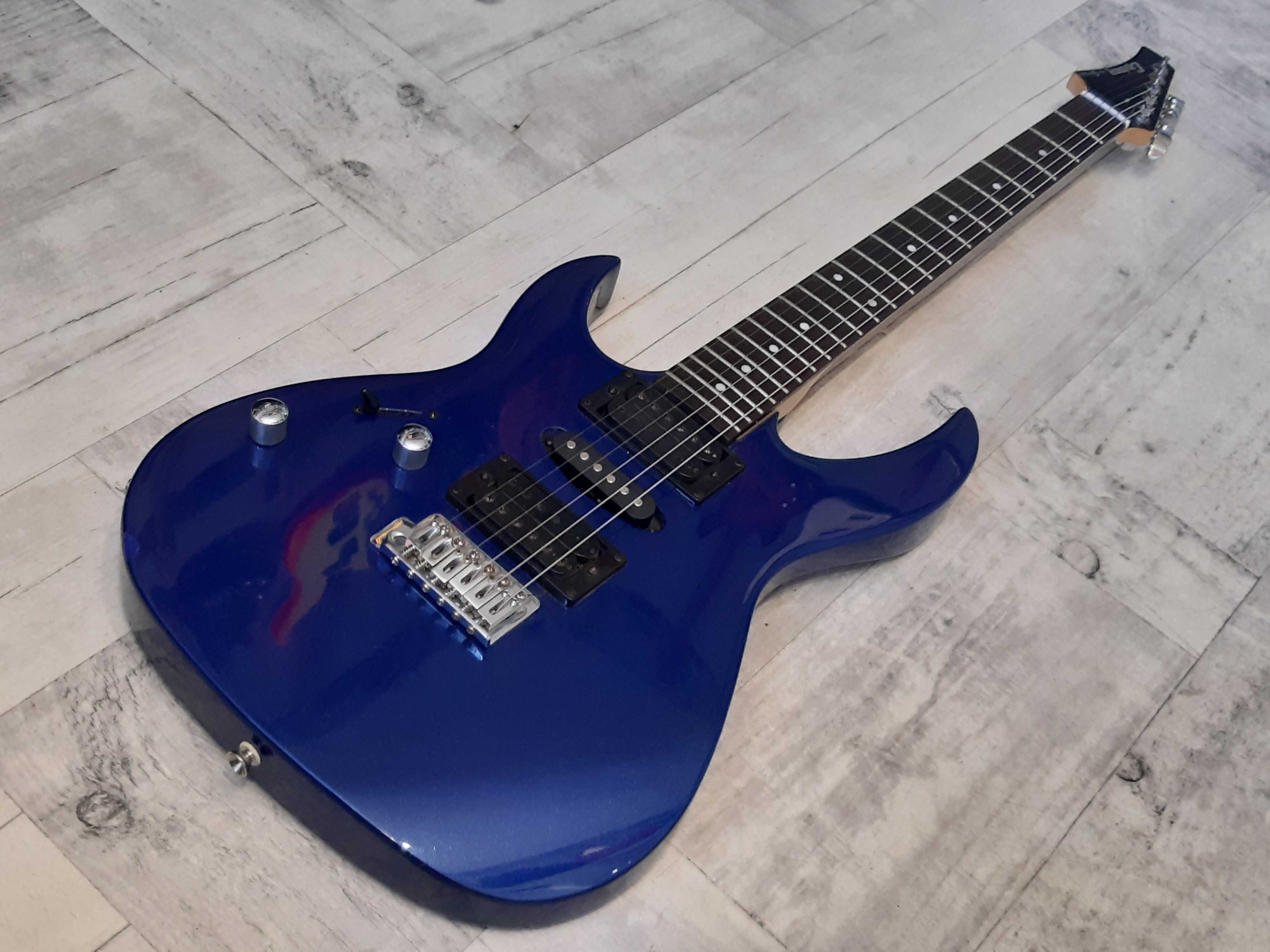 Gitara Leworęczna Cruiser by Crafter-blue metallic-LH- wysyłka-zamiana