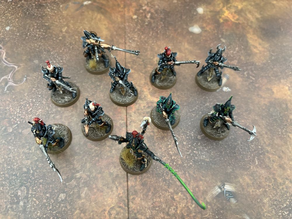 Warhammer Drukhari Dark Eldar 10 Kabalite Warriors