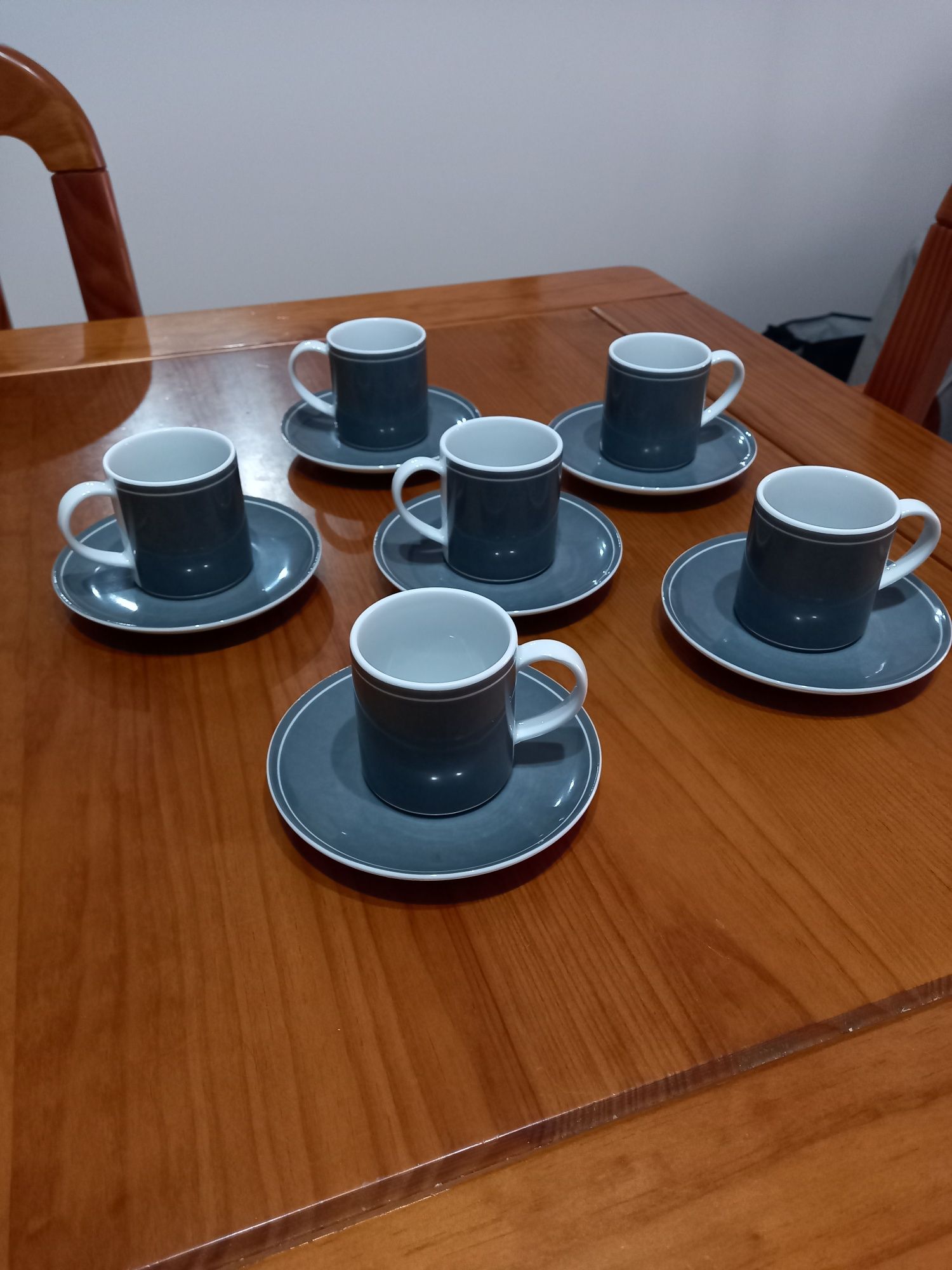 Conjunto de 6 chávenas de café(Faiart)