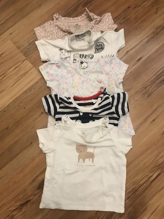 Koszulka dziewczęca mix rozm.62