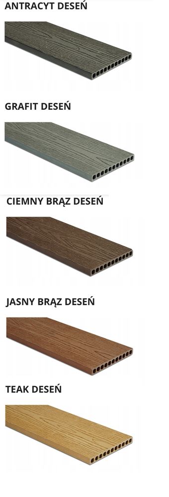 Sztachety kompozytowe Winfloor szczotkowane 1000x140x15 szybko i tanio