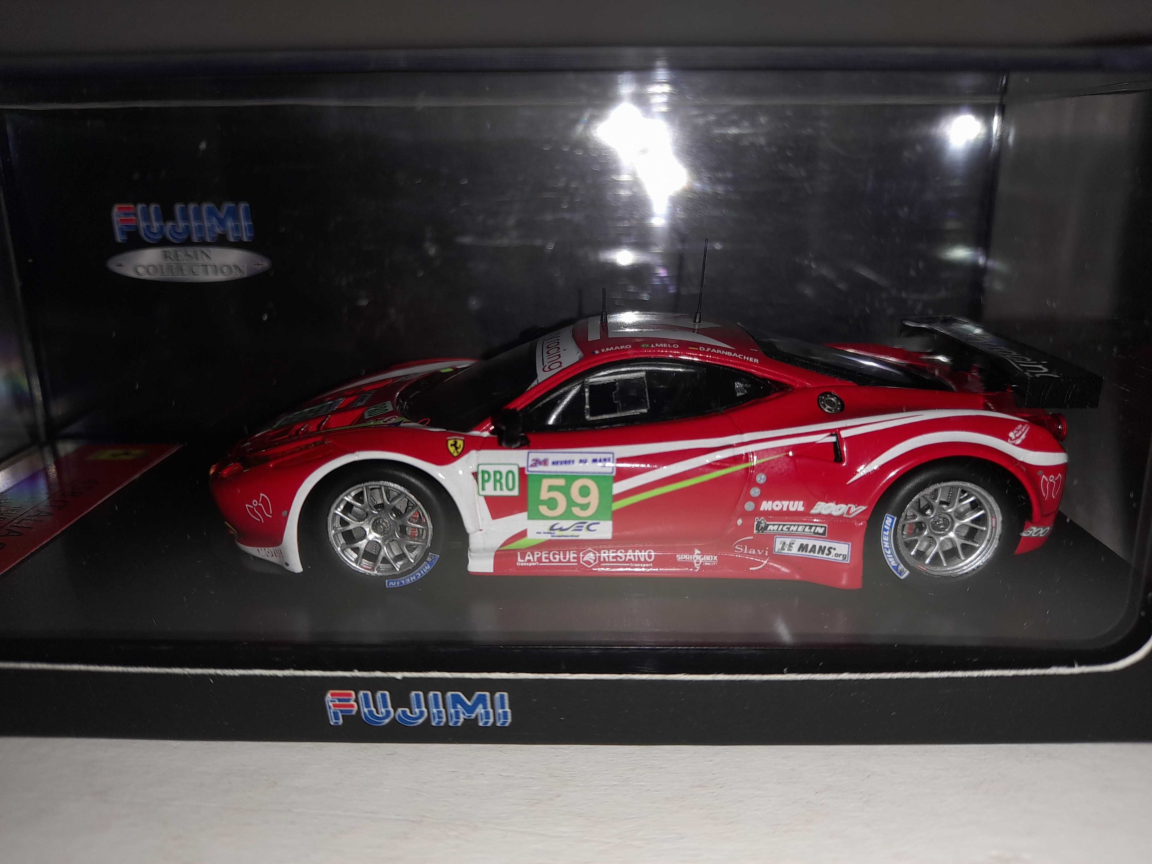 1/43 Fujimi Ferrari 458 Italia GT2 #59 24H Le Mans 2012