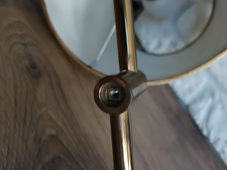 Lampa Vintage mosiężna biurkowa do gabinetu