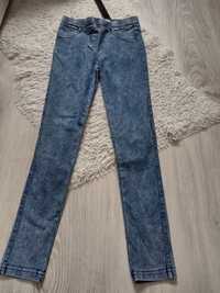 Spodnie legginsy tregginsy rurki ala jeans pocopiano 140