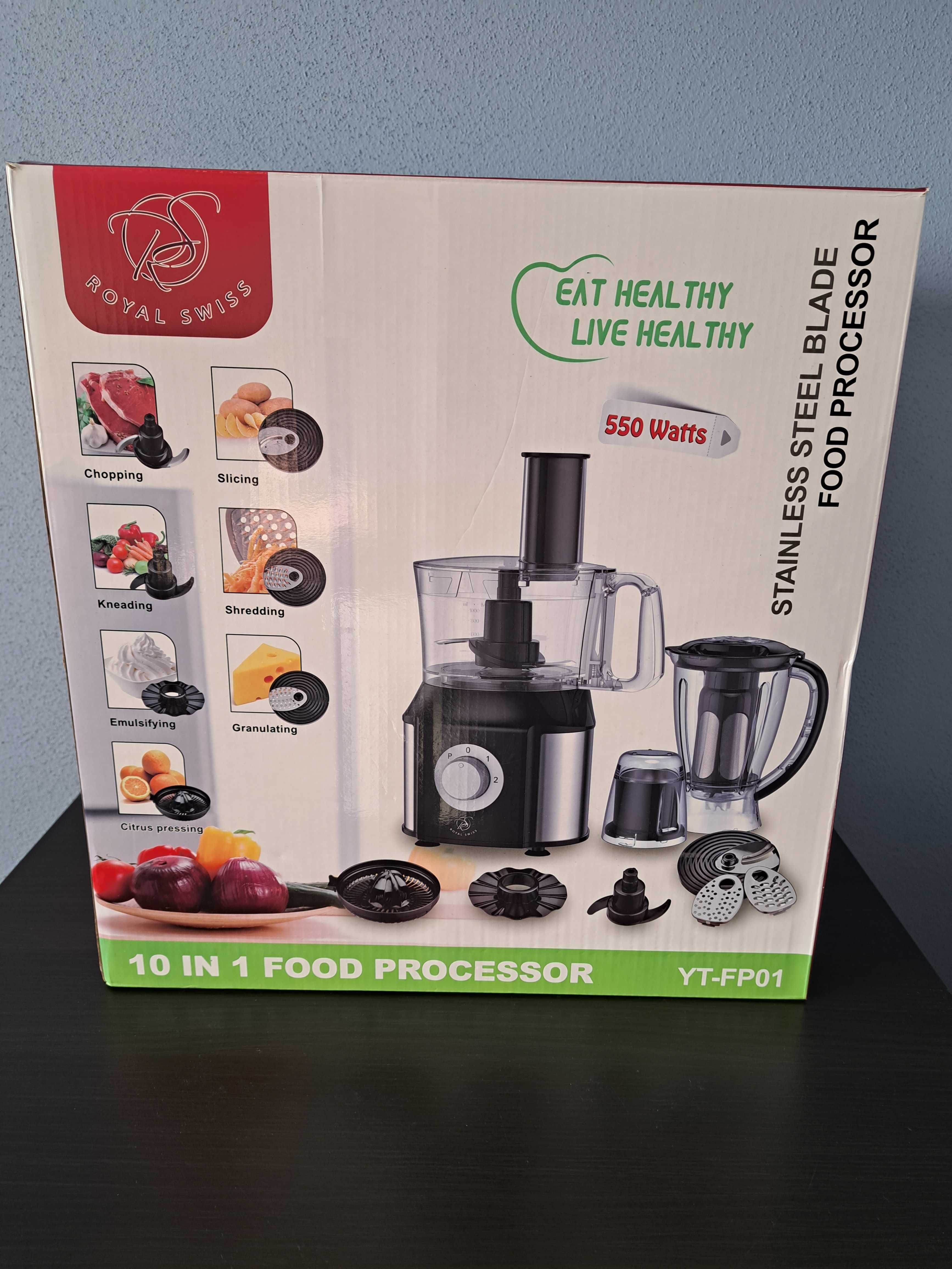 Roboty Robot kuchenny 10 w 1 Royal Swiss YT-FP01
