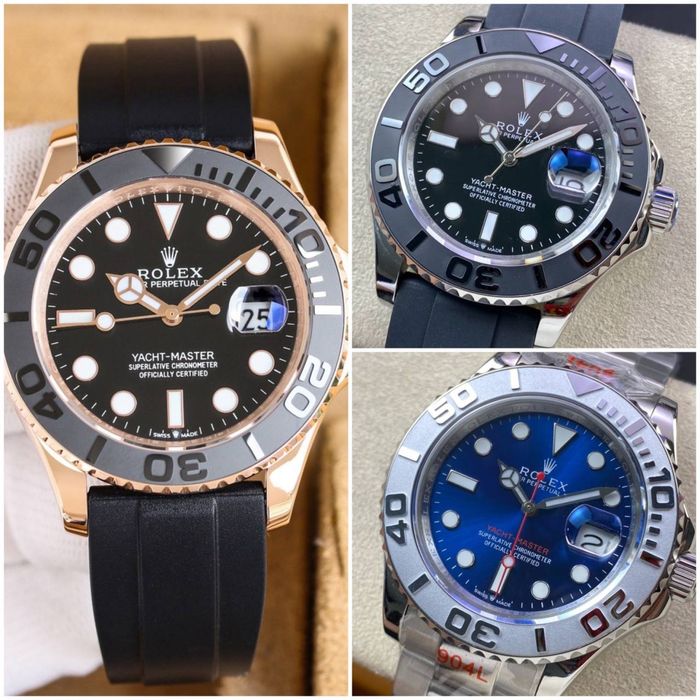 Часы механические yacht master 41мм полный комплект ролекс