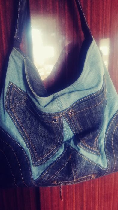 Джинсова сумка б/у