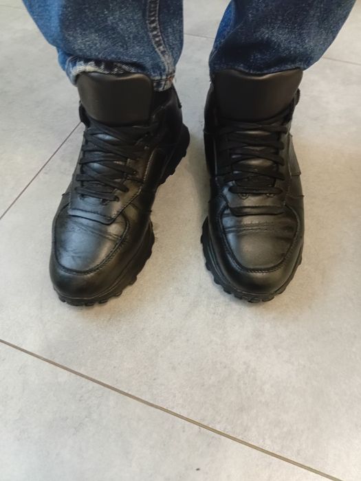 Зимові шкіряні чоловічі черевики