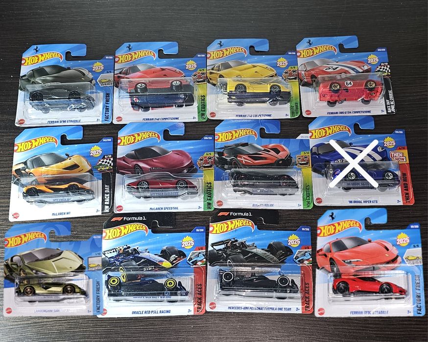 Hot Wheels 2023-2025 "ОНОВЛЕННЯ 10.12" Мейни, 5ти паки, Premium та TH
