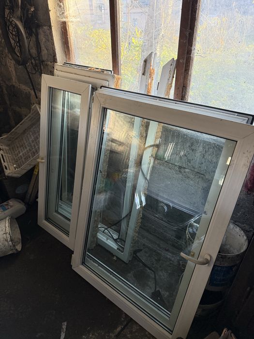 Okna z demontażu dwuszybowe