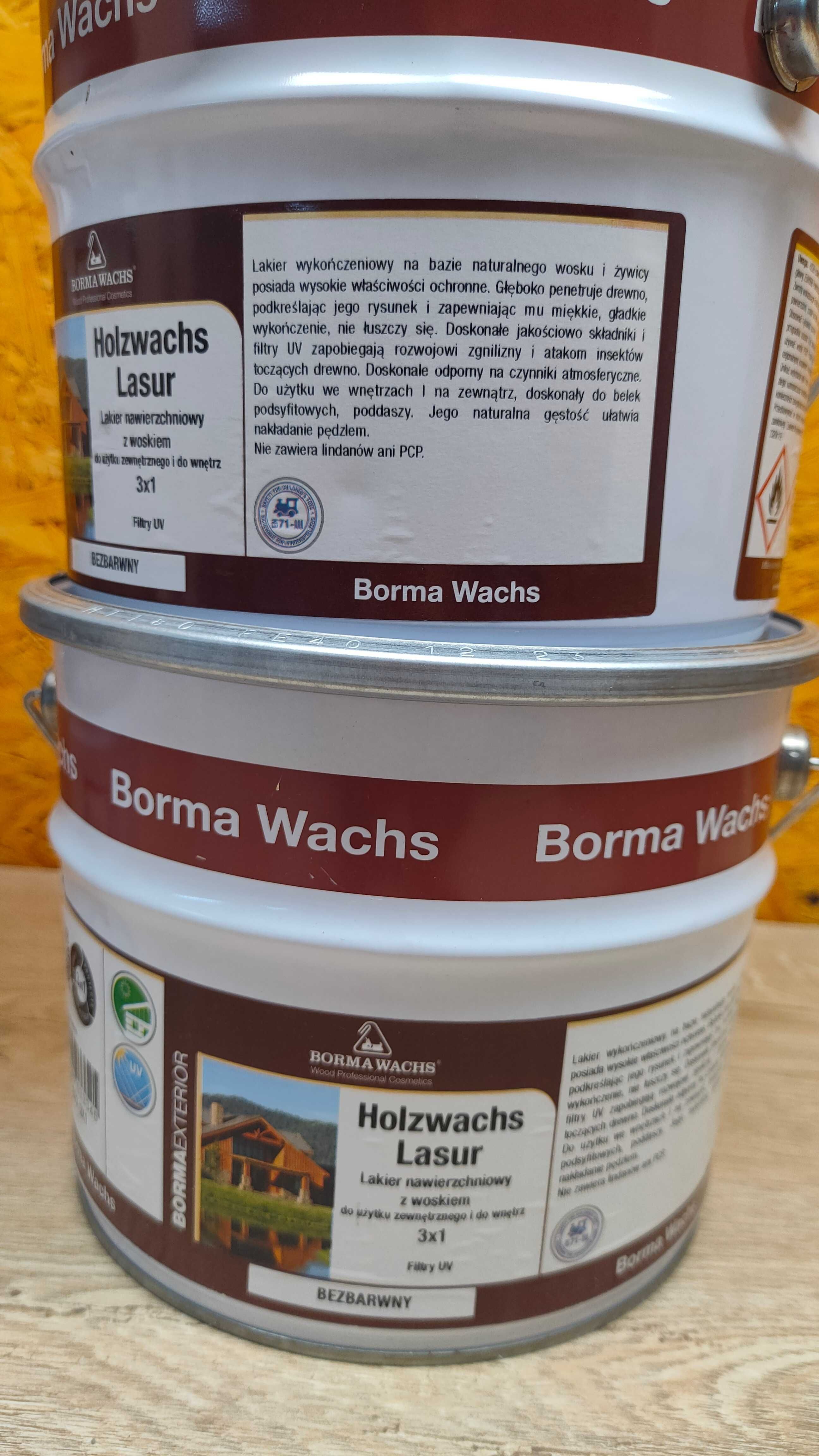 Sprzedam 4 puszki 2.5l "Borma Wachs"