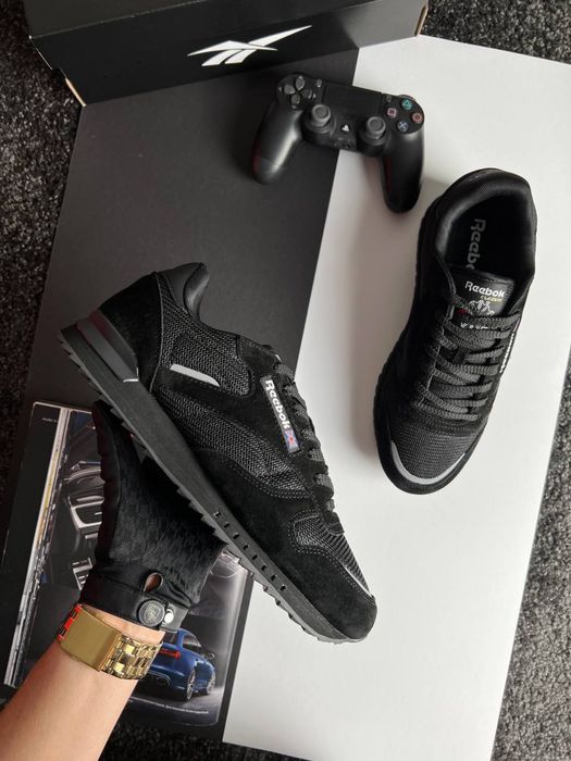 Чоловічі кросівки рібок Reebok Classic New Black [41,42,43,44,45,46]
