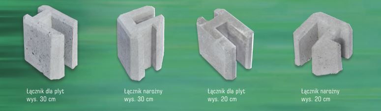 Podmurówka ogrodzenie z siatki betonowe wzór cegła lub gładka 20x246