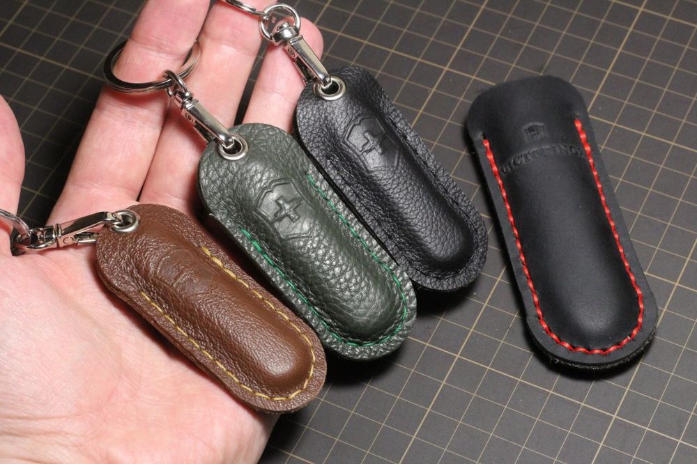 Чехол из натуральной кожи в сумку карман victorinox wenger leatherman