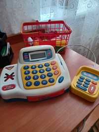 Касовий апарат Limo toy калькулятор, продукти, звук(укр.)