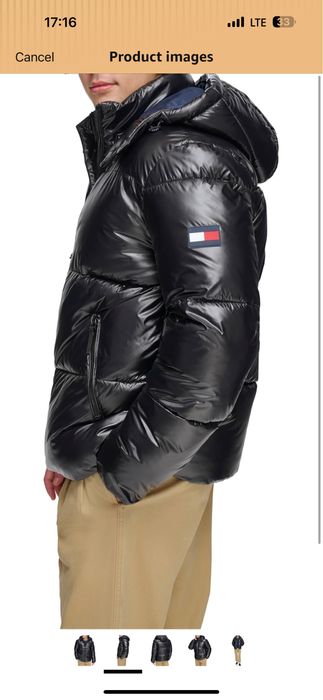 Tommy Hilfiger куртка чоловіча оригінал зимова пуховик