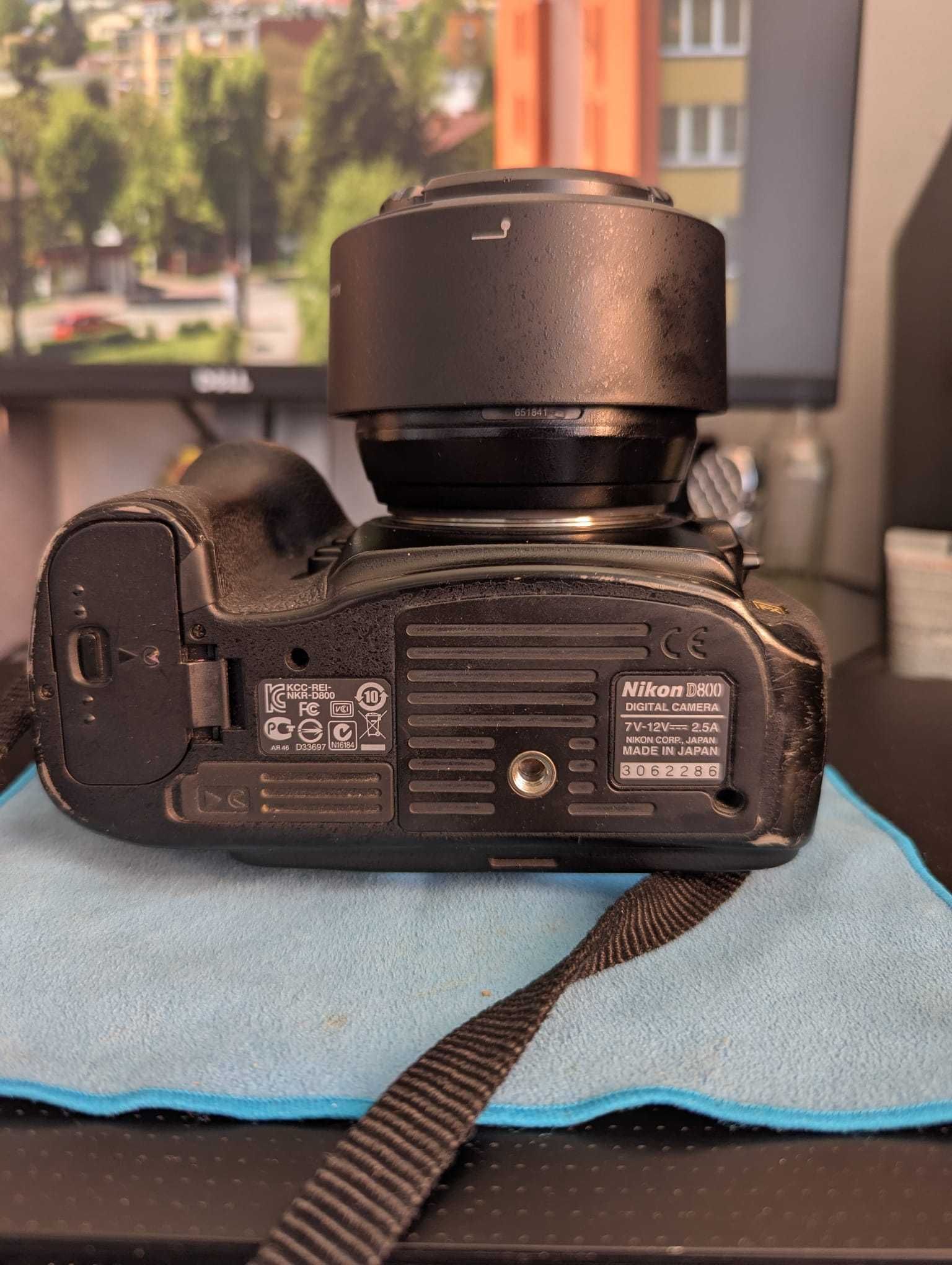 Nikon D800 z małym przebiegiem.