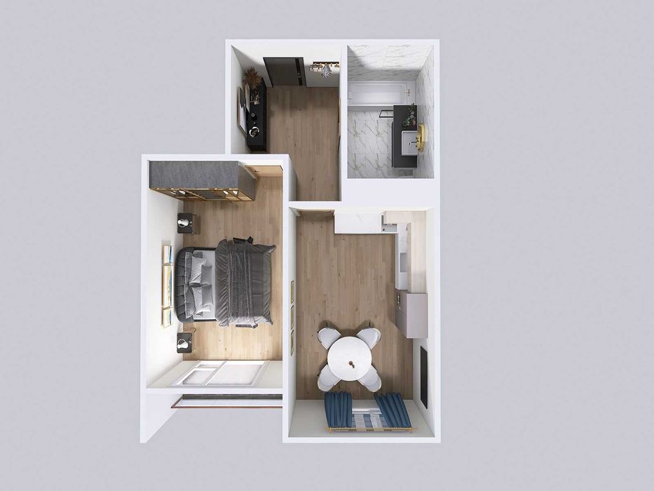 Продаж 1-кім квартири біля ТРЦ Спартак по вул. Топольна ЖК Auroom Air