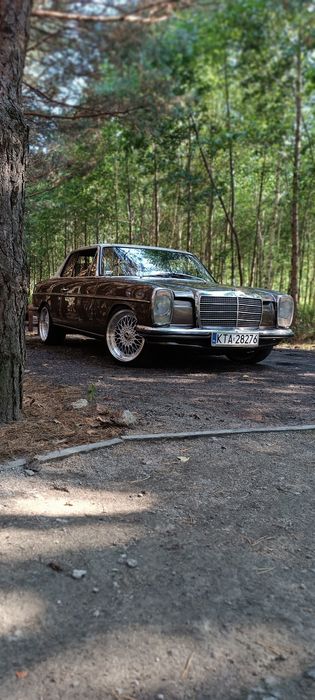 Auto do ślubu wynajem Mercedes w114 coupe