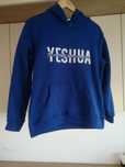 Niebieska bluza z kapturem S nowa