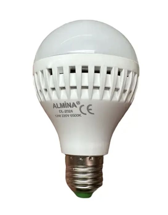 Комплект з 4-ох шт Акумуляторних лампочок з цоколем E27 12 W Almina