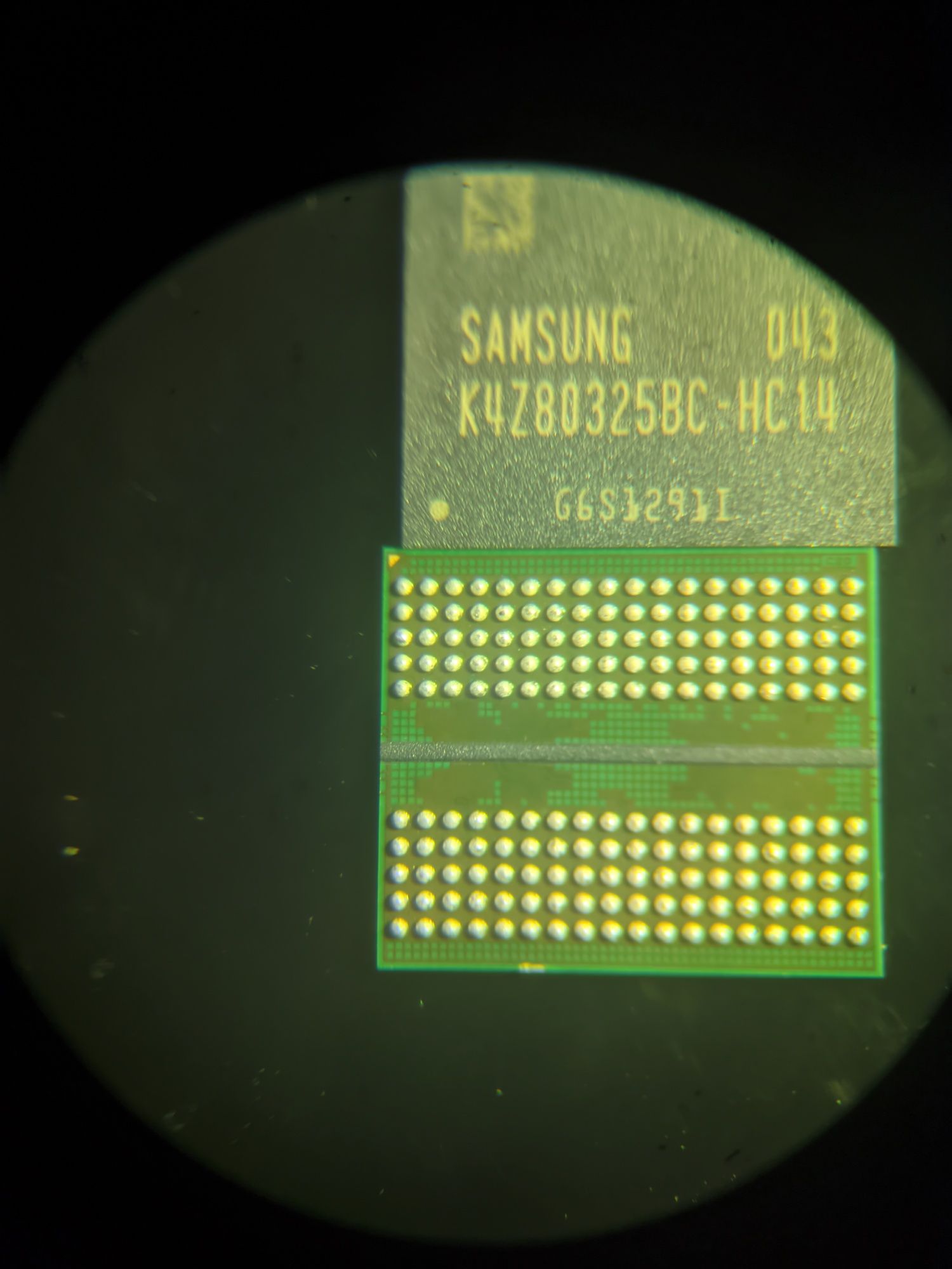 K4Z80325BC-HC14 1GB GDDR6 Samsung
