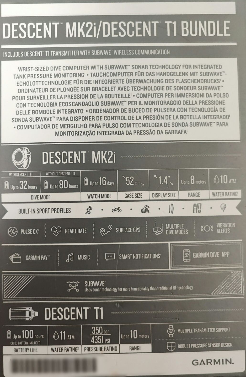 Garmin Descent Mk2i