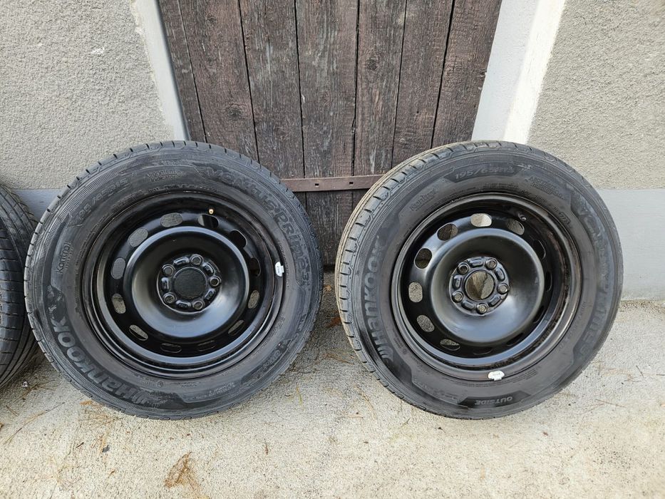 Kpl 4 opon z felgami 5x108  196/65 R15 Lato