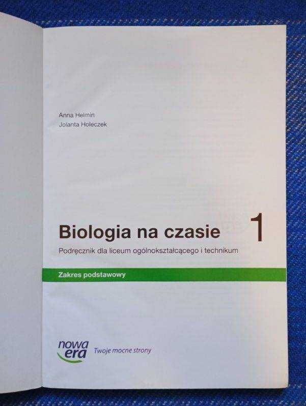 podręcznik Biologia na czasie 1 Nowa Era
