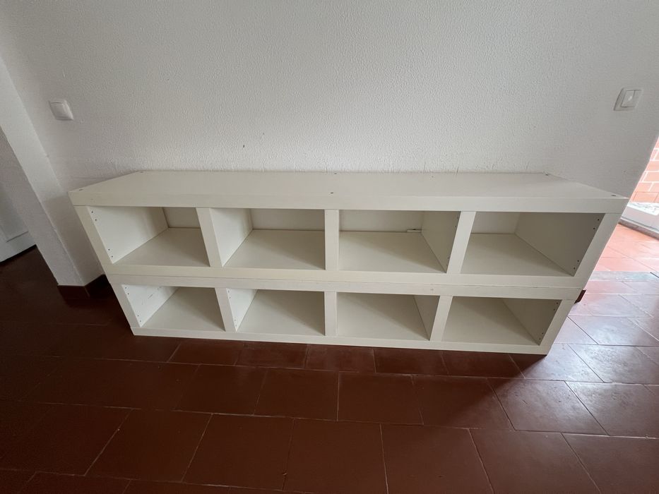 2 estantes IKEA horizontais ou verticais