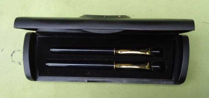 Pierre Cardin oryginalny ciekawy sprawny zestaw w firmowym etui-zobacz