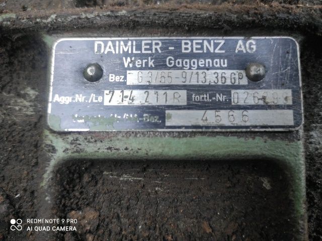 Skrzynia biegów Mercedes 609 709 przystawka chydrauliczna   G2 G3 G4