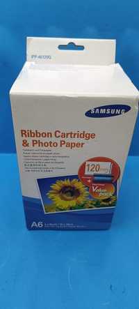 Cartucho de fita e papel de fotografia Samsung (NOVO e SELADO), com 12