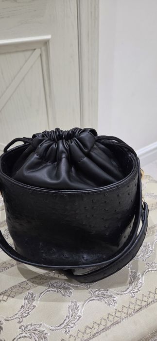 Жіноча сумка зі шкіри страуса