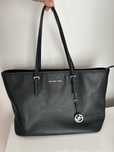 Torebka michael kors tote czarna duża jet set travel skórzana