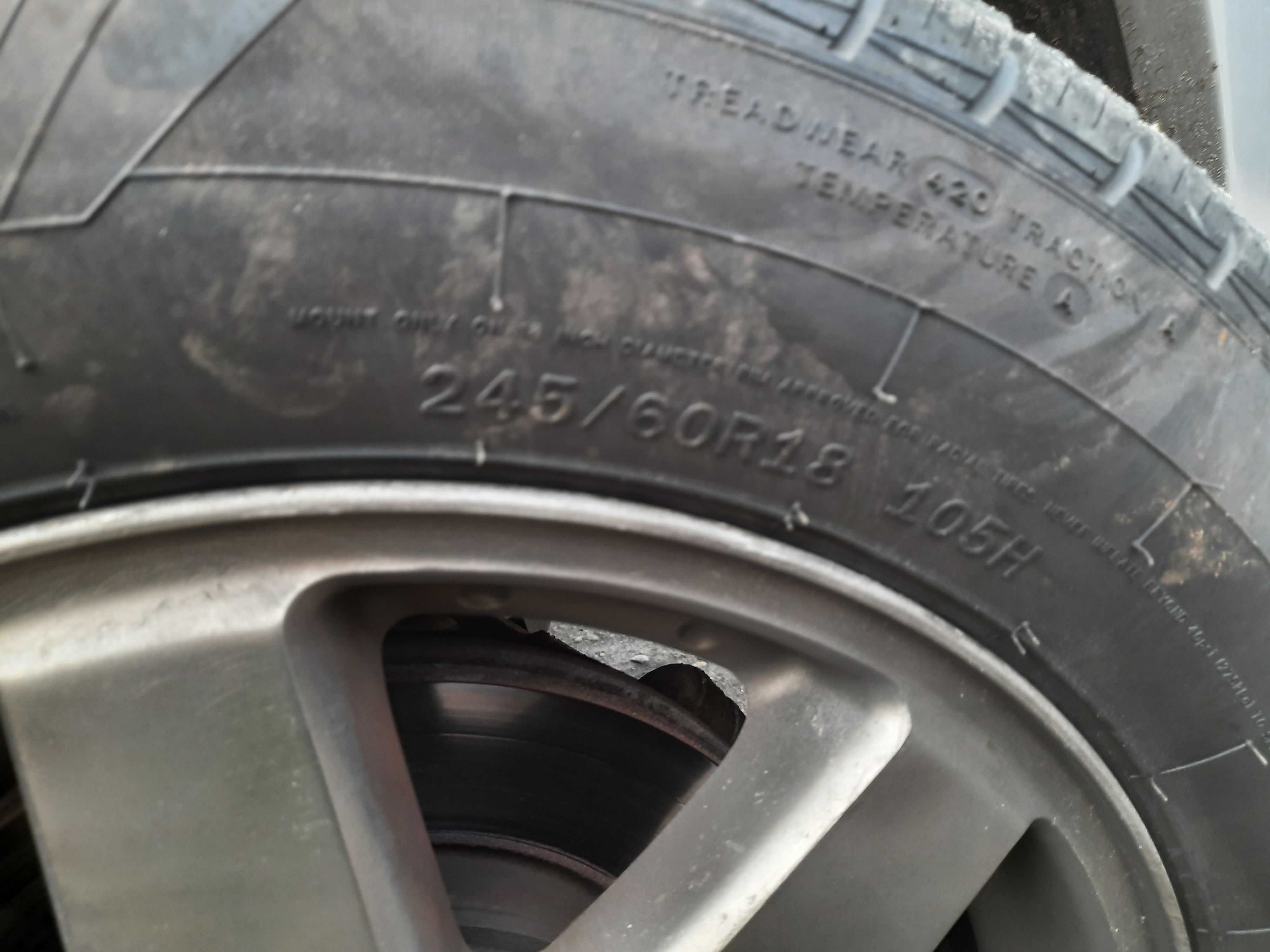Opony 245 60 r18 jeep grand cherokee