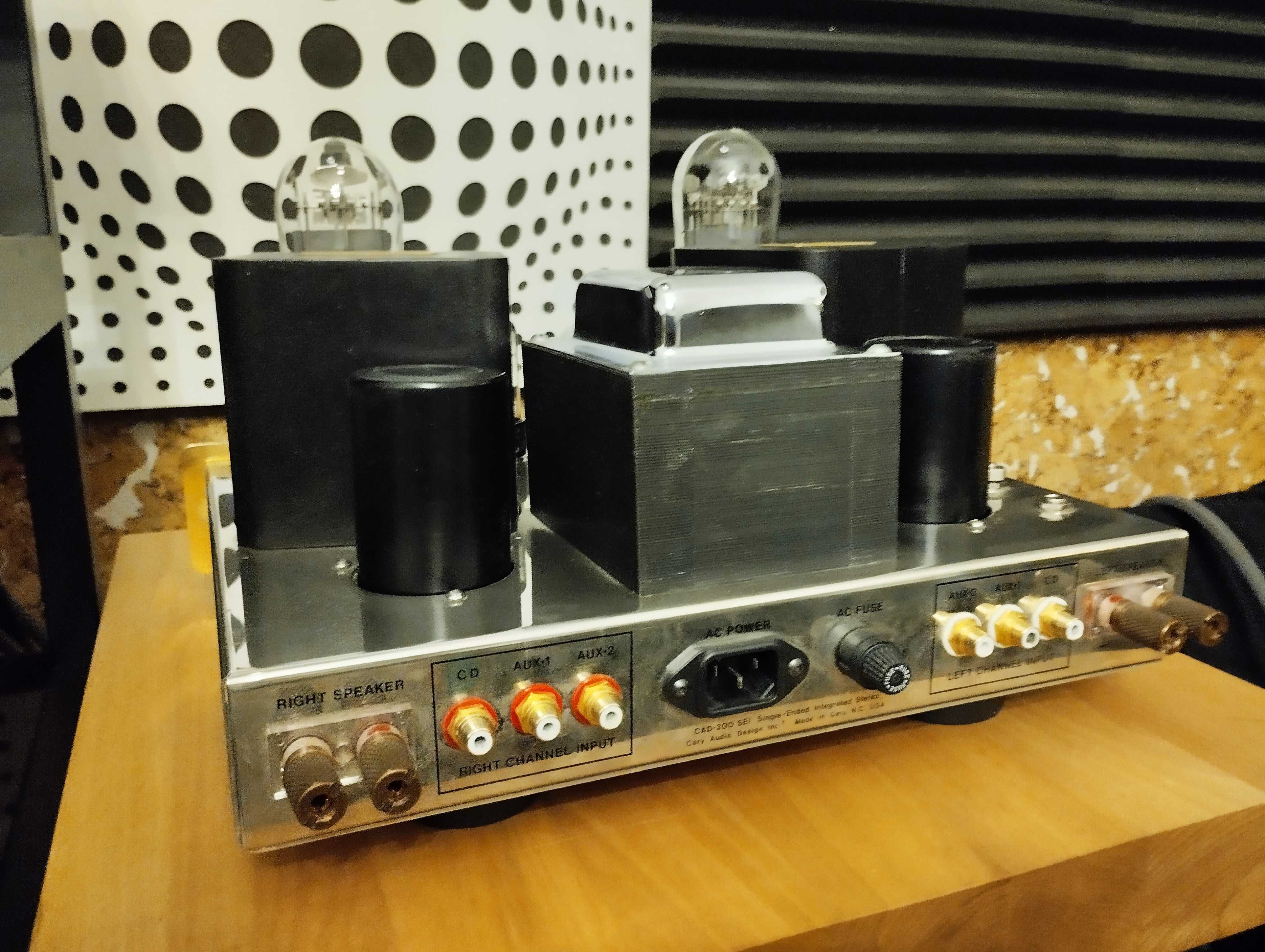 Cary Audio CAD 300SEI, 300B wzmacniacz lampowy.